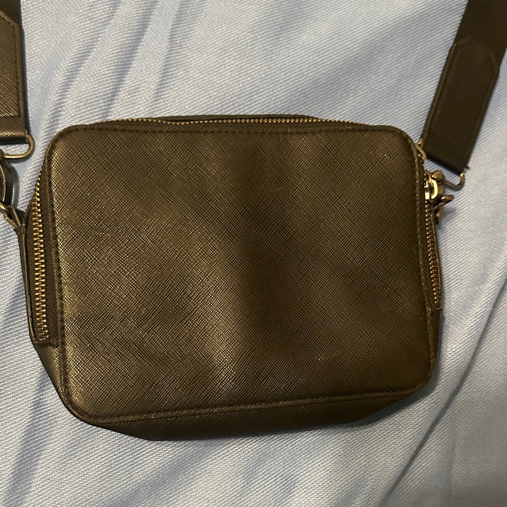 Elegant black Men's Belt Bag - Picture 2 of 4